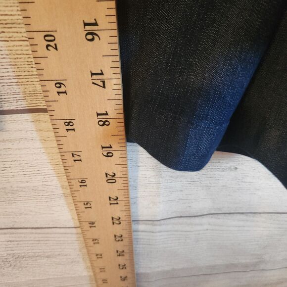 White Stag womans 18 beach cruise grandma blue denim Cotton Blend capri pants - Picture 5 of 7